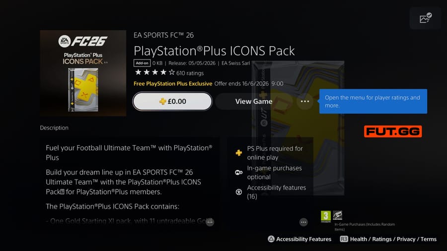 How to Claim Your Free PlayStation Plus ICONS Pack in FC 26
