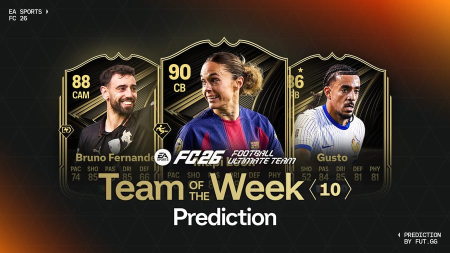 Team of the Week 10 Prediction - EA FC 26