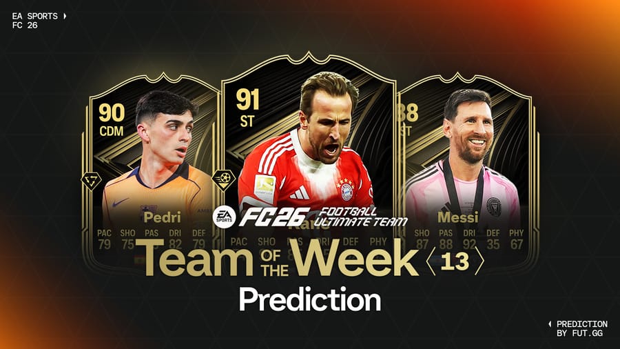 Team of the Week 13 Prediction - EA FC 26