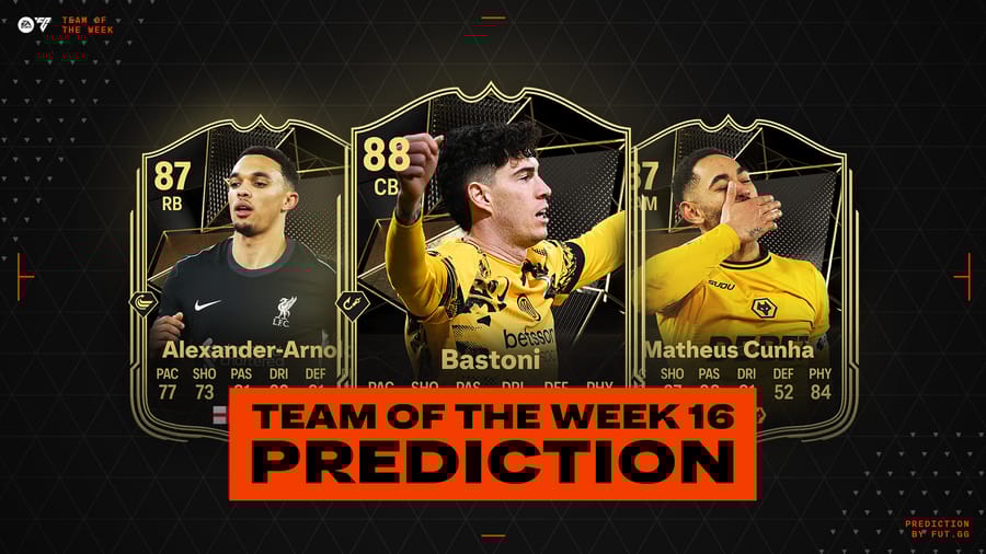 Team of the Week 16 Prediction - EA FC