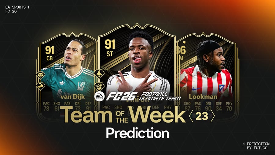 Team of the Week 23 Prediction - EA FC 26