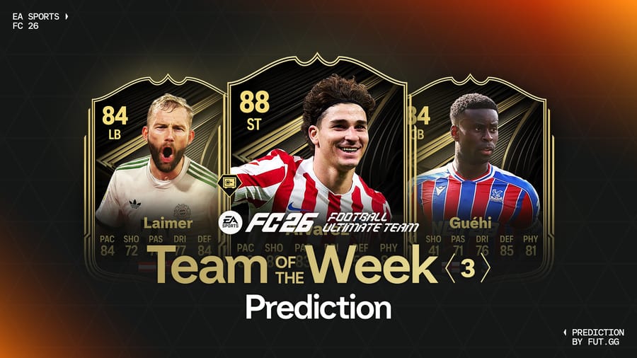 Team of the Week 3 Prediction - EA FC 26