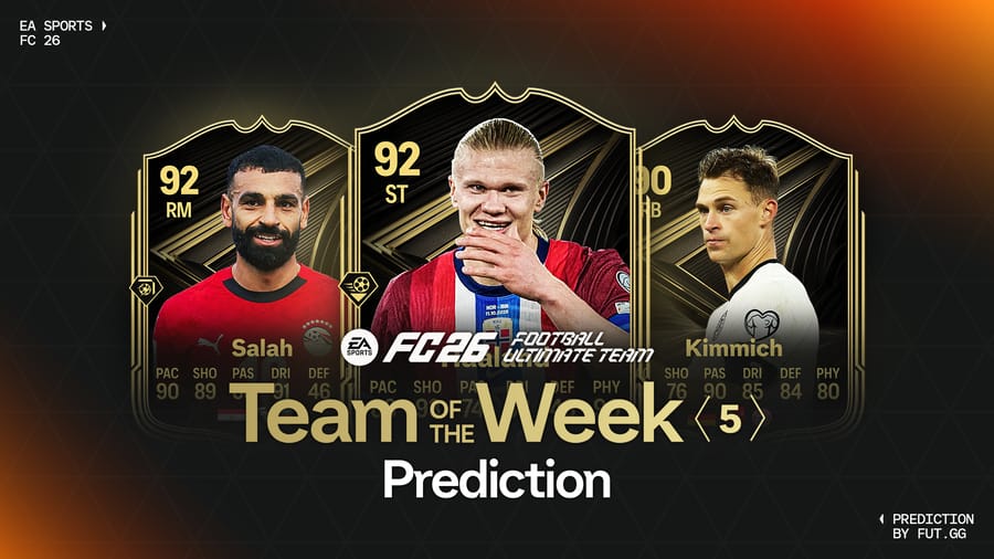 Team of the Week 5 Prediction - EA FC 26