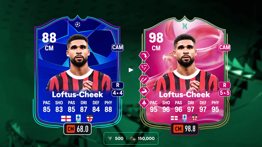 Top 5 best players for The Wizard of Joy Evolution in EA Sports FC 25