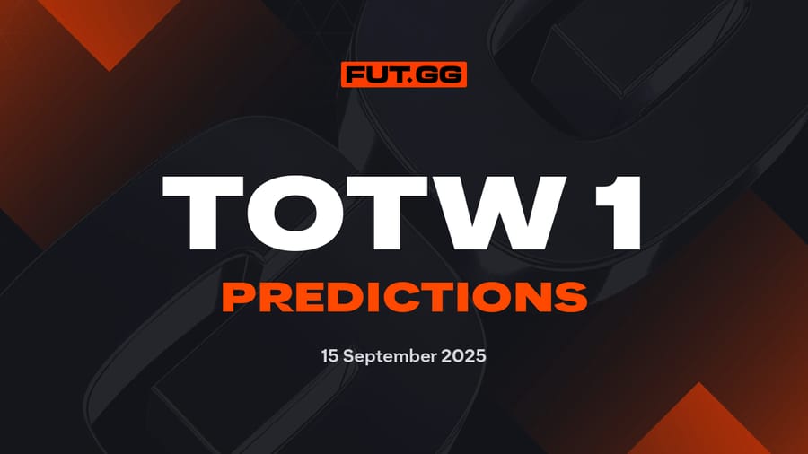 Team of the Week 1 Prediction - EA FC 26