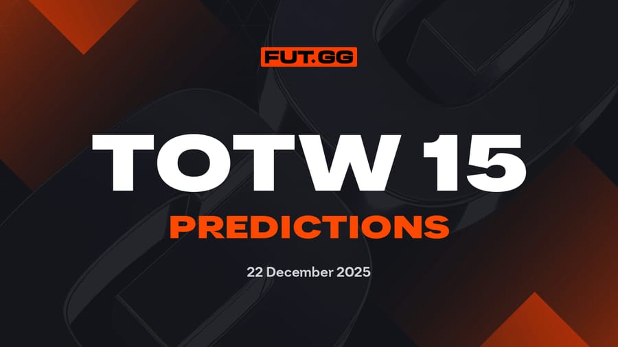 Team of the Week 15 Prediction - EA FC 26