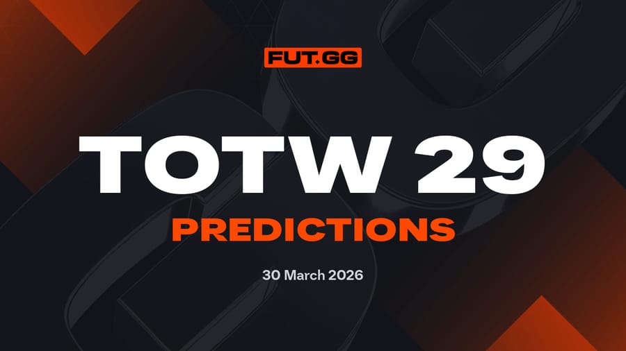 Team of the Week 29 Prediction - EA FC 26