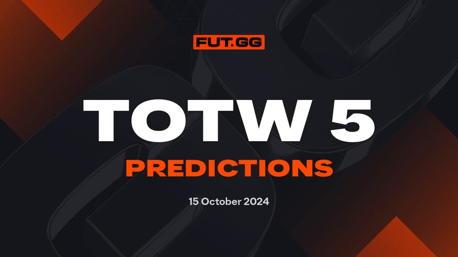 Team of the Week 5 Prediction - EA FC 25