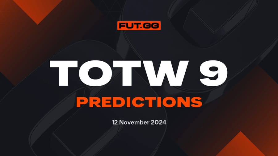 Team of the Week 9 Prediction - EA FC
