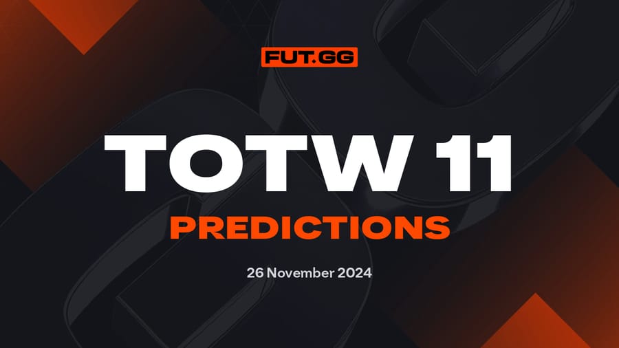 Team of the Week 11 Prediction - EA FC